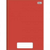 Caderno Brochura Capa Dura Universitário 40F Pepper Vermelho