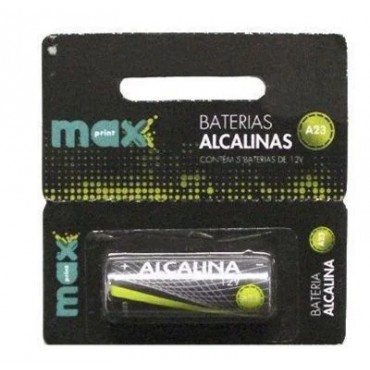 Pilha Bateria Alcalina 12V A23 Maxprint Pilha Bateria Alcalina 12V A23 Maxprint