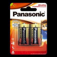 Pilha Alcalina C (média) 1.5V, cartela c/02 unidades - Panasonic