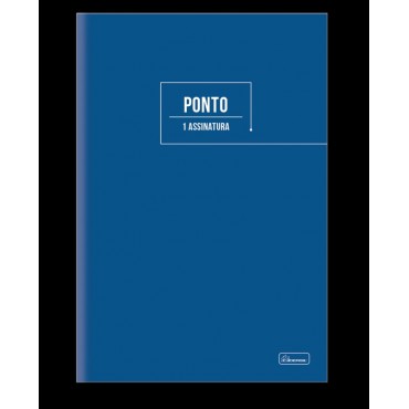 Livro Ponto 1 Assinatura - Capa Dura 100 folhas
