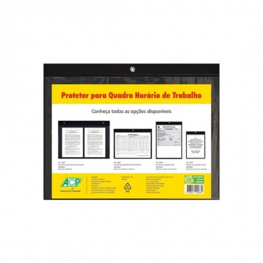 Porta Quadro Horário de Trabalho Horizontal ACP