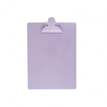 Prancheta Acrílica Ofício Super Linha Pastel Waleu - Lilás 