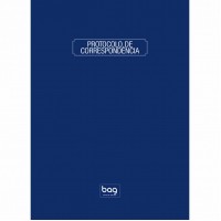 Livro Protocolo De Correspondência Capa Dura 100 Folhas - Bag