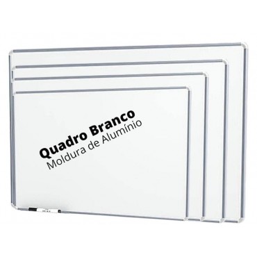 Quadro Branco 100x80 Moldura Aluminio Quadro Branco 100x80 Moldura Aluminio