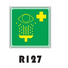 PLACA FOTOLUMINESCENTE SINALIZAÇÃO 20X20 PVC 1MM -R127