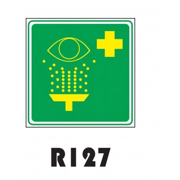 PLACA FOTOLUMINESCENTE SINALIZAÇÃO 20X20 PVC 1MM -R127