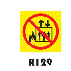 PLACA FOTOLUMINESCENTE SINALIZAÇÃO 20X20 PVC 1MM -R129