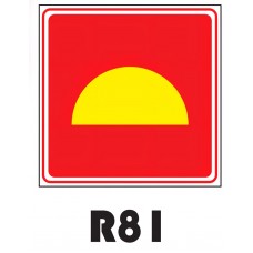 PLACA FOTOLUMINESCENTE SINALIZAÇÃO 20X20 PVC 1MM -R81