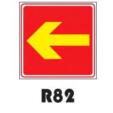 PLACA FOTOLUMINESCENTE SINALIZAÇÃO 20X20 PVC 1MM -R82