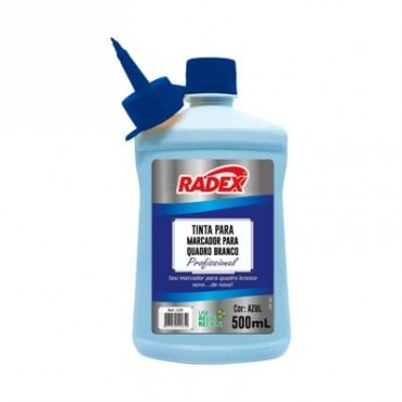 Reabastecedor Tinta Para Pincel Marcador De Quadro Branco 500ml Radex Azul