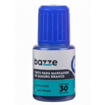 Reabastecedor Tinta Para Pincel Marcador De Quadro Branco 20ML  Azul Bazze