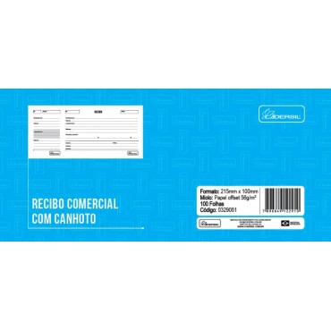 Recibo Comercial Com Canhoto
