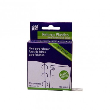 Reforco Auto Adesivo P/ Fichario C/ 250 CR V620 Yes