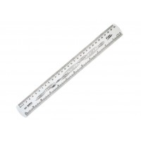Régua Flexível de 30 cm Cristal Waleu
