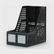 Porta Pastas e Revistas Duplo Preto Waleu