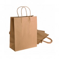 Sacola Papel Kraft Natural 25,5x31,5x14,0 c/ 10 unidades