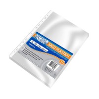 Saco Plástico A4 11 Furos Universal c/ 10 Unidades 