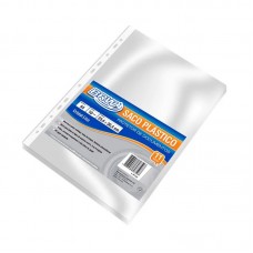 Saco Plástico A4 11 Furos Universal c/ 10 Unidades Saco Plástico A4 11 Furos Universal c/ 10 Unidades