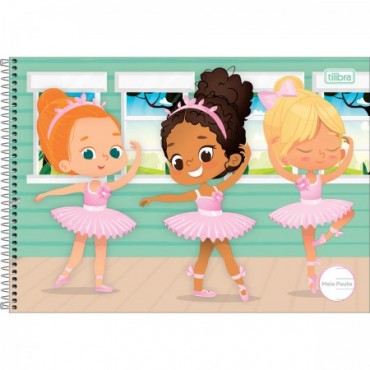 Caderno Espiral Capa Dura Meia Pauta Sapeca Feminino 40 F Caderno Espiral Capa Dura Meia Pauta Sapeca Feminino 40 F