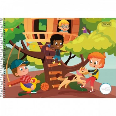 Caderno Espiral Capa Dura Meia Pauta Sapeca Masculino 40 F Caderno Espiral Capa Dura Meia Pauta Sapeca Masculino 40 F