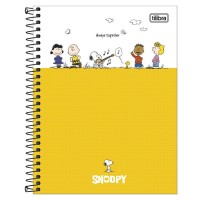 Caderno Colegial Capa Dura 10 Matérias 160 Folhas Snoopy A