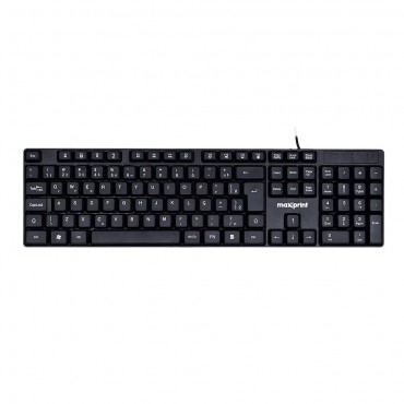 Teclado Maxprint USB 2,0 Officeeasy Preto