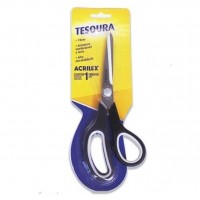 Tesoura Multiuso Aço Inox 19cm Acrilex Preto