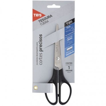 Tesoura Multiuso Aço Inox 17cm Bazze B7201 Tesoura Multiuso Aço Inox 17cm Bazze B7201