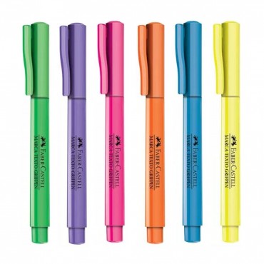 Marca Texto Faber Castell Grifpen Neon Azul