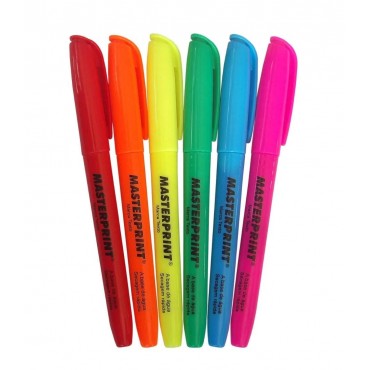 Marca Texto Masterprint Neon Rosa