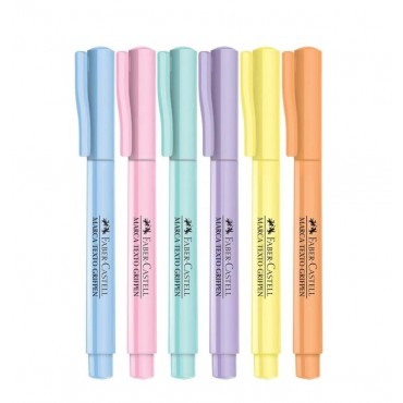 Marca Texto Faber Castell Grifpen Pastel Laranja