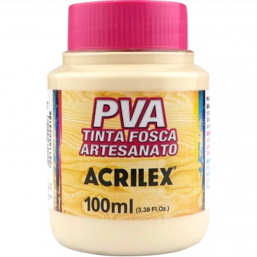 Tinta Fosca PVA Artesanato Acrilex 100 ml Areia