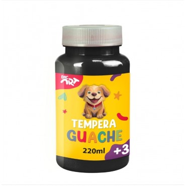 Tinta Guache Dac 220ML Preto