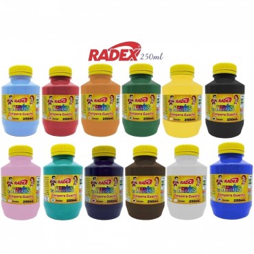 Tinta Guache Radex 250ML Vermelho Tinta Guache Radex 250ML Vermelho
