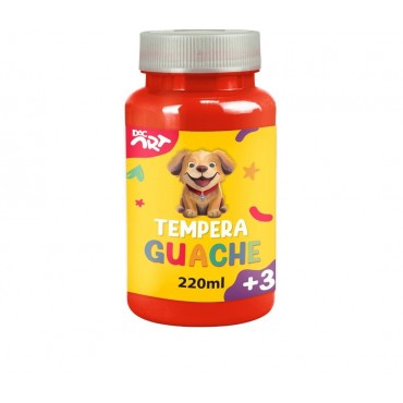 Tinta Guache Dac 220ML Vermelho