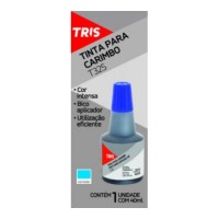 Tinta para Carimbo 40ml Tris T325 Azul