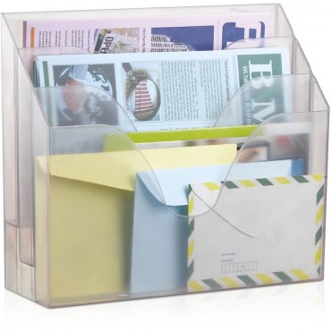 Display Expositor Organizador Triplo Office Cristal Waleu